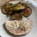 El cooksnap de pau's cuisine cuando hizo Emperador con salsa verde y verduras en airfryer.