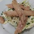 El cooksnap de Alfonso Cañero cuando hizo Amanida de col o apionabo.