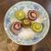 李米米 的 彩虹蛋黃酥（レインボームンケーキ） cooksnap