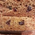 El cooksnap de Sandra Tola cuando hizo Budín con nueces y pasas de uva.