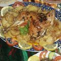 Mero Omar's cooksnap of when they made صينية بطاطس ودجاج في الفرن.