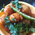 Rakhi Gupta का कुकस्नैप जब उन्होंने आलू भुना मसाला (Aloo bhuna masala recipe in hindi) बनाया था।