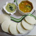 Vimmi Bhatia's cooksnap of when they made Idli sambhar.