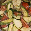 El cooksnap de Williams Giron cuando hizo Soja texturizada con calabacín y tomate.