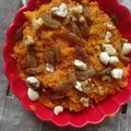 Anshi Seth का कुकस्नैप जब उन्होंने गाजर का हलवा (gajar ka halwa recipe in Hindi) बनाया था।
