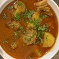 Kiran Shoaib's cooksnap of when they made Alo chicken gravy.