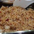Cooksnap Ct Sakinah semasa beliau membuat Nasi goreng cili kering.