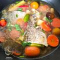 Cooksnap ha.lim39 semasa beliau membuat Sup ikan siakap.