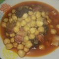 El cooksnap de Pedro Collado cuando hizo Garbanzos con chorizo.