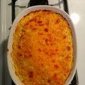 Richard's cooksnap of when they made Southern Mac and Cheese.
