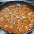El cooksnap de Azucena López cuando hizo Oreja guisada.