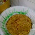 Mary Ngugi's cooksnap of when they made Pumkin chapati.