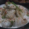 Pooja Srivastava's cooksnap of when they made Dahi bada.