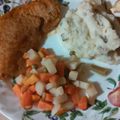 Macintosh's cooksnap of when they made sweet n sour pork chops with parsley potatoes.