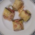 El cooksnap de mm😀 cuando hizo Rollitos mini de calabacín y jamón york y queso.