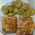 El cooksnap de Miguel Angel cuando hizo Salmón salvaje a la plancha con papas con mojo verde, pimienta y sal de limón 🤩.