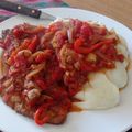 El cooksnap de Yanet Ferreira cuando hizo Bifes de bondiola a la portuguesa.