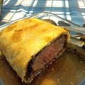 Luciano's cooksnap of when they made The Ultimate Beef Wellington.