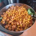 El cooksnap de Almudena Collado cuando hizo Ensalada de verano con legumbres, longaniza, sobrasada y miel.