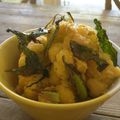 Ryan Goodwin's cooksnap of when they made Romano Cheese Crusted Spicy Cauliflower Bites.