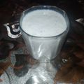 El cooksnap de Esraa Hussein cuando hizo Licuado de Banana, con Leche, Avena y Chía.