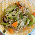 Claire Hung 的 新餐肉炒絲瓜 cooksnap