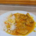 El cooksnap de Carmen Sardinero Francos cuando hizo Pollo al curry con leche de coco 🥥 y jengibre.