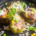 Mousumi का कुकस्नैप जब उन्होंने भरवां शिमला मिर्च (bharwan shimla mirch recipe in Hindi) बनाया था।