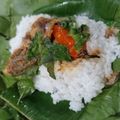 Cooksnap dari Apple Kitchen untuk resep Nasi Bakar Ayam Suwir Pedas