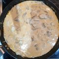 El cooksnap de Héctor Navarro cuando hizo Pollo en salsa Strogonoff.