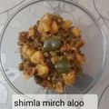 Rita mehta का कुकस्नैप जब उन्होंने शिमलामिर्च आलू की सब्जी (shimla mirch aloo ki sabzi recipe in Hindi) बनाया था।