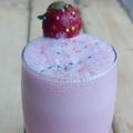 Mamta Shahu का कुकस्नैप जब उन्होंने स्ट्रॉबेरी शेक(stawrberry shake recipe in hindi) बनाया था।