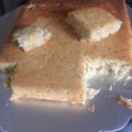 El cooksnap de Andrea Arteaga cuando hizo Budín de banana.