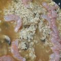 El cooksnap de Álvaro Erhard cuando hizo Risotto mare monte.