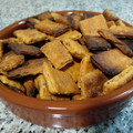 El cooksnap de Paola Lozano Zafra cuando hizo Crackers de kikos (maíz frito).