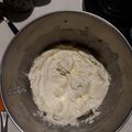 El cooksnap de maira cuando hizo Crema chantilly para decorar tortas de cumpleaños.