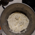 El cooksnap de maira cuando hizo Crema chantilly para decorar tortas de cumpleaños.