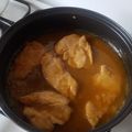 El cooksnap de klariss cuando hizo Pechuga de pavo en salsa de cerveza, mostaza y miel.