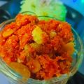 Anjali Pakhre's cooksnap of when they made Gajar ka Halwa in Pressure Cooker.
