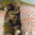 El cooksnap de /María Vergara Olea cuando hizo Salmón al horno con champiñones.