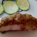 El cooksnap de Gema cuando hizo Salmón con salsa de cebolla.