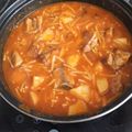 El cooksnap de Julián cuando hizo Fideos a la cazuela con patatas.