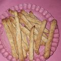 El cooksnap de Romy Acosta cuando hizo Grisines de queso y orégano.