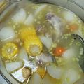 蝦米 的 【厚生廚房】玉米蘿蔔排骨湯 cooksnap