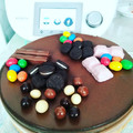 El cooksnap de M Carmen Gómez Benegas cuando hizo Tarta tres chocolates en la thermomix.
