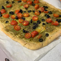 El cooksnap de Equipo Cookpad cuando hizo Focaccia al pesto.