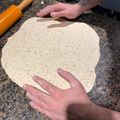 El cooksnap de Juli Biondo cuando hizo Pizza con harina leudante.