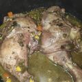 El cooksnap de Mario L Bustamante D cuando hizo Muslos de pollo al vino tinto.