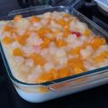 Cooksnap dari Uni Mandy Mika’s Kitchen untuk resep Pudding Almond Susu topping fruit cocktail