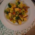 El cooksnap de dimaes13 cuando hizo Tofu marinado con pasta y vegetales.